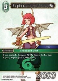 Raptor - Opus VI - Final Fantasy TCG card
