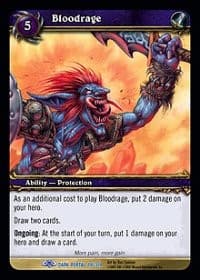 Bloodrage - Dark Portal - WoW card