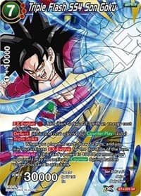 Triple Flash SS4 Son Goku - Colossal Warfare - Dragon Ball Super: Masters card