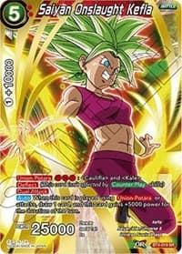 Saiyan Onslaught Kefla - Colossal Warfare - Dragon Ball Super: Masters card