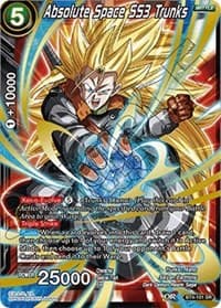 Absolute Space SS3 Trunks - Colossal Warfare - Dragon Ball Super: Masters card