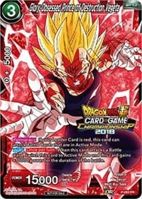 Glory-Obsessed Prince of Destruction Vegeta - Tournament Promotion Cards - Dragon Ball Super: Masters card
