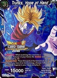 Trunks, Hope at Hand - Tournament Promotion Cards - Dragon Ball Super: Masters card