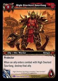 High Overlord Saurfang - Dark Portal - WoW card