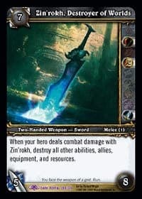 Zin'rokh, Destroyer of Worlds - Dark Portal - WoW card