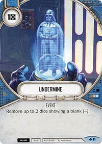 Undermine - Way of the Force - Star Wars: Destiny card