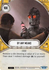 By Any Means - Way of the Force - Star Wars: Destiny card