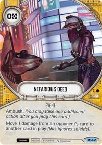 Nefarious Deed - Way of the Force - Star Wars: Destiny card