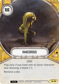 Rancorous - Way of the Force - Star Wars: Destiny card