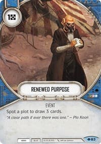 Renewed Purpose - Way of the Force - Star Wars: Destiny card