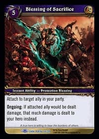 Blessing of Sacrifice - Dark Portal - WoW card