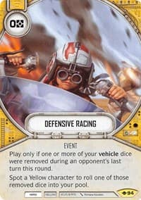 Defensive Racing - Way of the Force - Star Wars: Destiny card