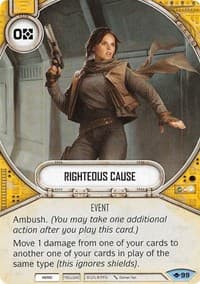 Righteous Cause - Way of the Force - Star Wars: Destiny card