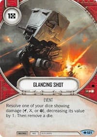 Glancing Shot - Way of the Force - Star Wars: Destiny card