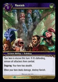 Vanish - Dark Portal - WoW card