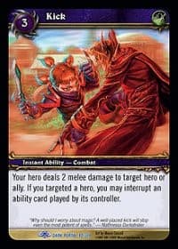 Kick - Dark Portal - WoW card