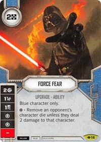 Force Fear - Way of the Force - Star Wars: Destiny card