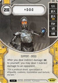 0-0-0 (Card Only) - Way of the Force - Star Wars: Destiny card