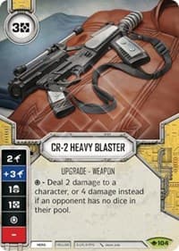 CR-2 Heavy Blaster - Way of the Force - Star Wars: Destiny card