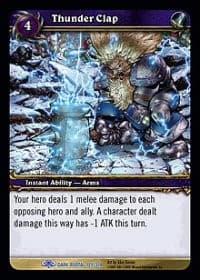 Thunder Clap - Dark Portal - WoW card