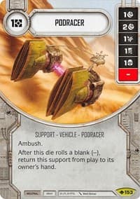 Podracer - Way of the Force - Star Wars: Destiny card