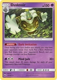 Dusknoir - 53/147 (SM Burning Shadows) - Deck Exclusives - Pokemon card