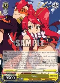 Yoko - Gurren Lagann - Weiss Schwarz card
