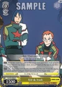 Kid & Iraak - Gurren Lagann - Weiss Schwarz card