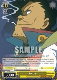 Zorthy - Gurren Lagann - Weiss Schwarz card