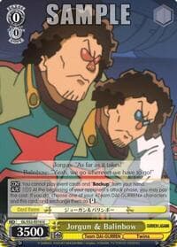 Jorgun & Balinbow - Gurren Lagann - Weiss Schwarz card