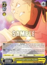 Dreadnaught Captain, Dayakka - Gurren Lagann - Weiss Schwarz card