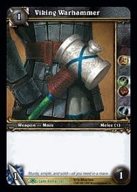 Viking Warhammer - Dark Portal - WoW card