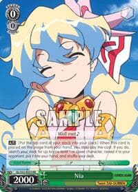 Nia - Gurren Lagann - Weiss Schwarz card