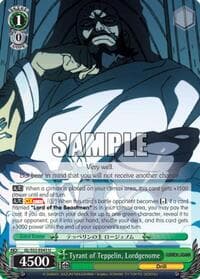Tyrant of Teppelin, Lordgenome - Gurren Lagann - Weiss Schwarz card