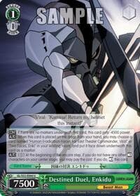 Destined Duel, Enkidu - Gurren Lagann - Weiss Schwarz card