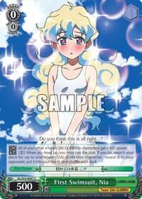 First Swimsuit, Nia - Gurren Lagann - Weiss Schwarz card
