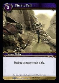 First to Fall - Dark Portal - WoW card