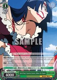 Spiral King's Supreme General, Adiane the Elegant - Gurren Lagann - Weiss Schwarz card