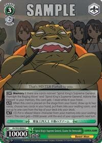 Spiral King's Supreme General, Guame the Immovable - Gurren Lagann - Weiss Schwarz card