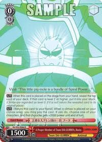 A Proper Member of Team DAI-GURREN, Boota - Gurren Lagann - Weiss Schwarz card