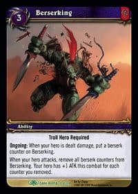 Berserking - Dark Portal - WoW card