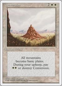 Conversion - Fourth Edition - Magic: The Gathering card