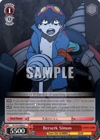 Berserk Simon - Gurren Lagann - Weiss Schwarz card