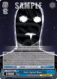Anti-Spiral Race - Gurren Lagann - Weiss Schwarz card