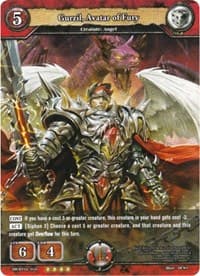 Gurzil, Avatar of Fury - Surge of Titans - Dragoborne card