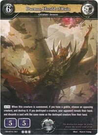 Daemos, Herald of Ruin - Surge of Titans - Dragoborne card