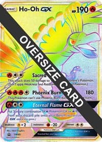Ho-Oh GX - SM80 (SM Black Star Promo) - Jumbo Cards - Pokemon card