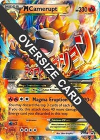 M Camerupt EX - XY198 - Jumbo Cards - Pokemon card