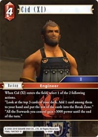 Cid (XI) - Opus VI - Final Fantasy TCG card
