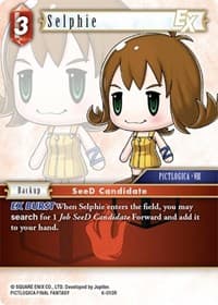 Selphie - Opus VI - Final Fantasy TCG card